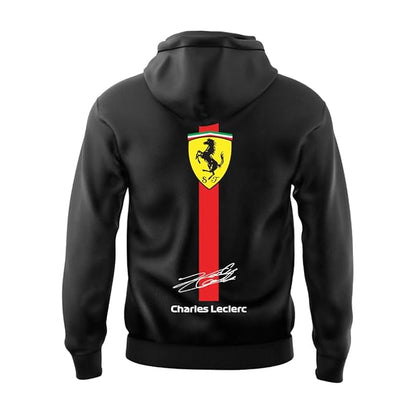 Motorsport Hoodie for Car Enthusiast for Men & Women Black Hoodie 100% Cotton Car Printed Hoodies.
