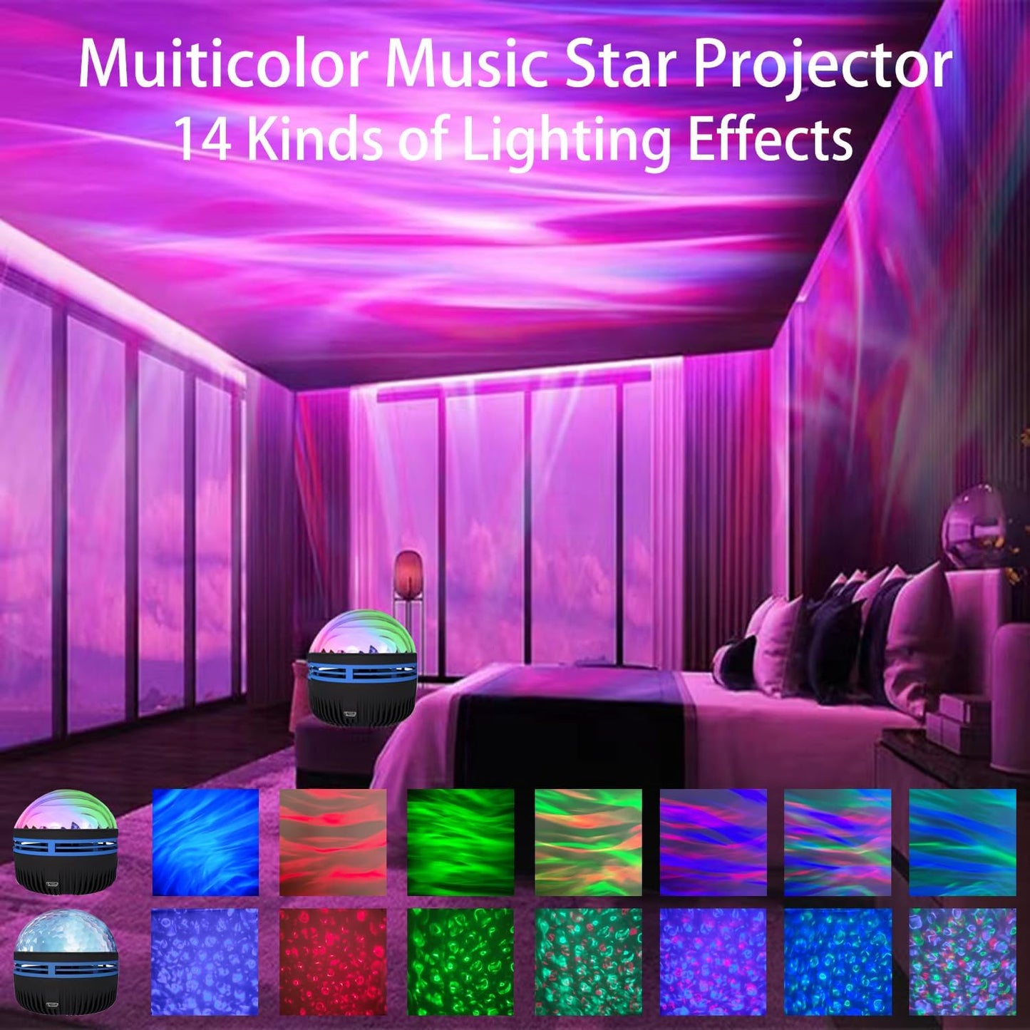 Edgora Galaxy Light Projector for Kids Adults Room Decor